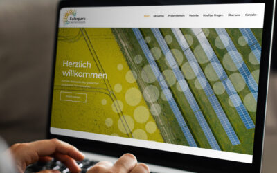 Solarpark Dannenwalde – Webseite geht online